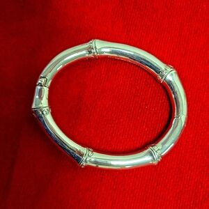John Hardy Silver Bambo Bangle Bracelet